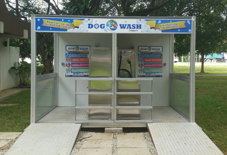 outdoor dog wash