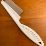 Pet Flea comb with stainless steel teeth