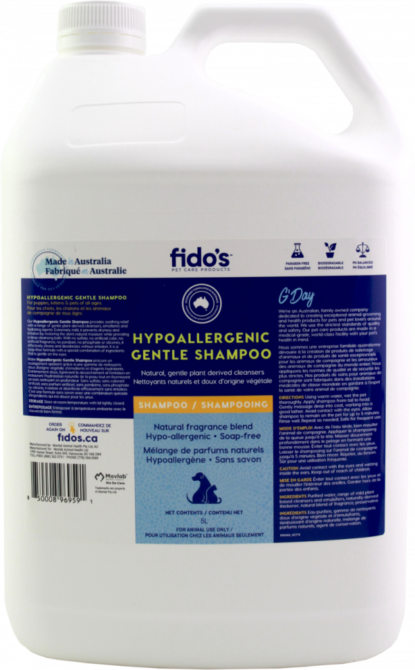 Hypoallergenic Pet Shampoo