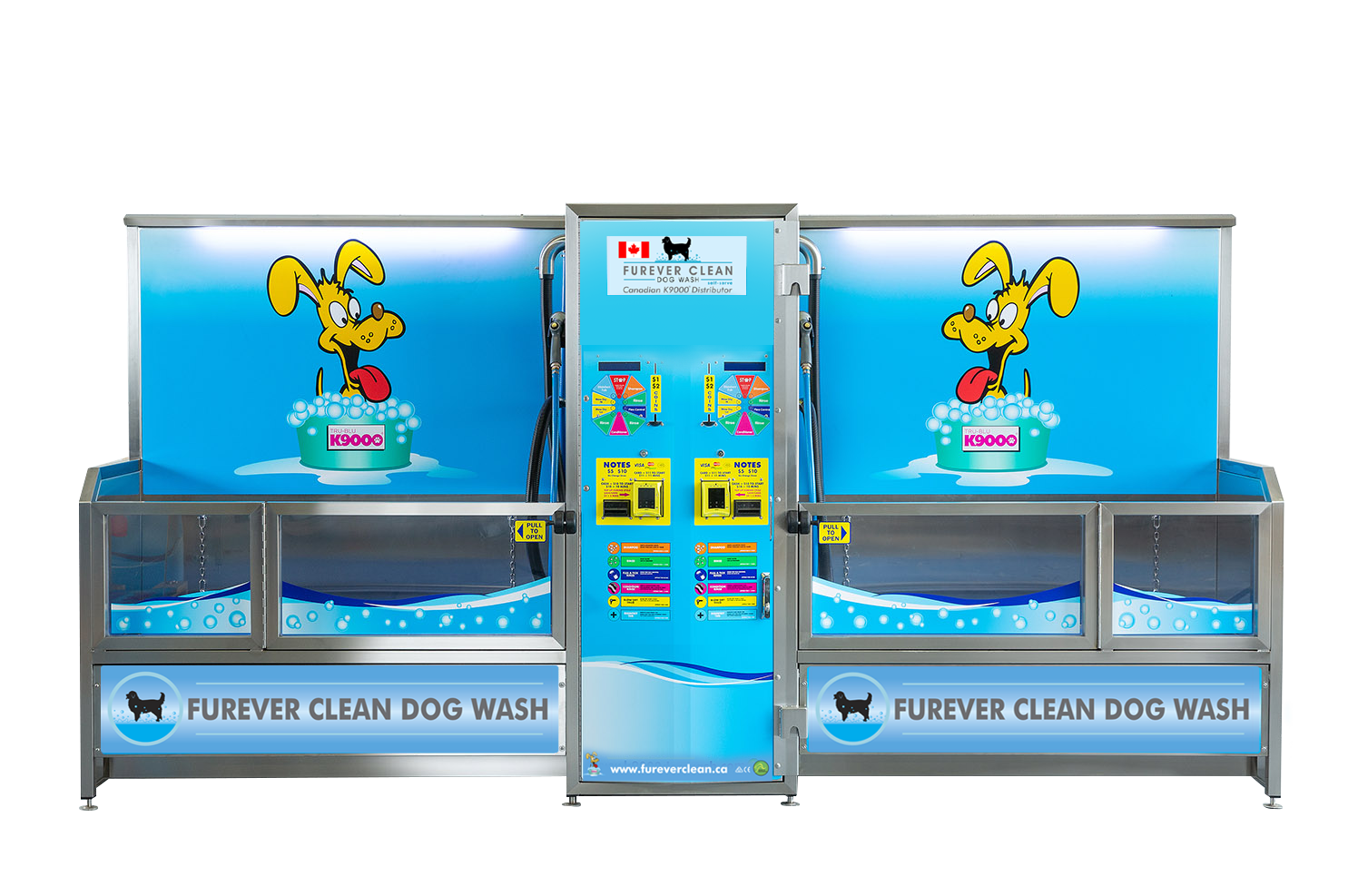 Self serve dog wash machine
