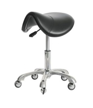Saddle stool for grooming