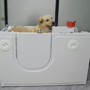 Walk in pet spa