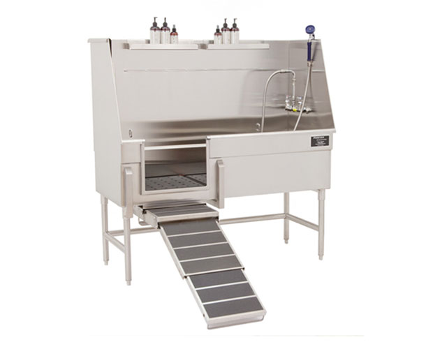 Stainless steel pet wash tub